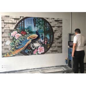 China 5m2/h 720X1440dpi EPSSON TX800 Wall Printer Machine on sale