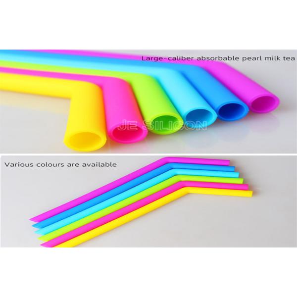 Quality Curved Bent Drinking Silicone Straws Dishwasher Safe Any Colors Easy To Clean wholesale