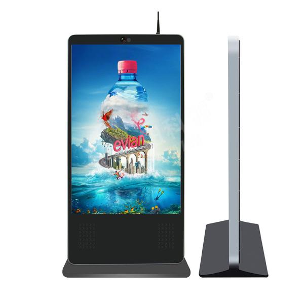 78inch outdoor P3 floor stand led advertising machine display with 3g/4g LAN WAN
