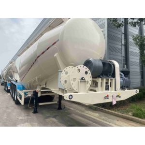 China CIMC High-strength Cement Bulk Powder Trailer Maximum Load Capacity 3 Axle Cement Trailer on sale