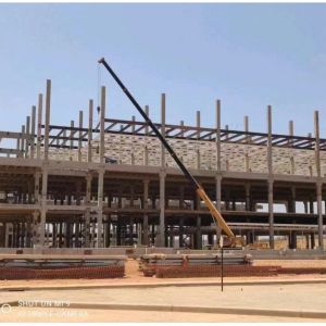 Q235 Premade Metal Buildings Prefabricated Storage Buildings Rustproof