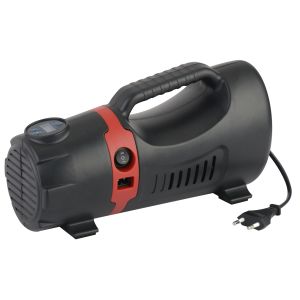 12V Single Cylinder Tire Inflator with 3M Cord and Cigarette Lighter