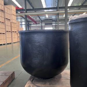 China High-Temperature Copper Melting Graphite Crucible Fire Resistant Silicon Carbide Crucible for High-Performance Refractory on sale