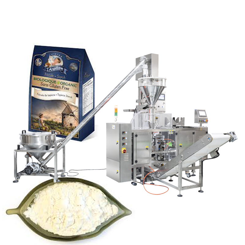 China Automatic Powder Filling, Sealing & Labeling Machine for Food & Commodity Grade Plastic Pouches with Motor-Driven System on sale