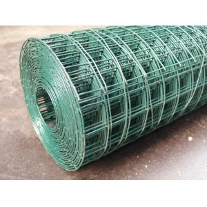 Low Carbon Iron Wire Concrete Reinforcing Mesh Roll 1/2" X 1/2" PVC Coated