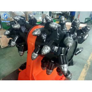 HDC50 Hydraulic Rotary Drum Cutter Low Noise For Excavator