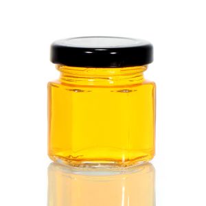 Customized Household Preserve Pickle Glass Canning Jar Hexagonal Freezing Glass