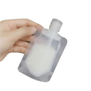 Spout Stand Up Pouches Liquid Premade Bag Beverages Seasonings Strong Sealing