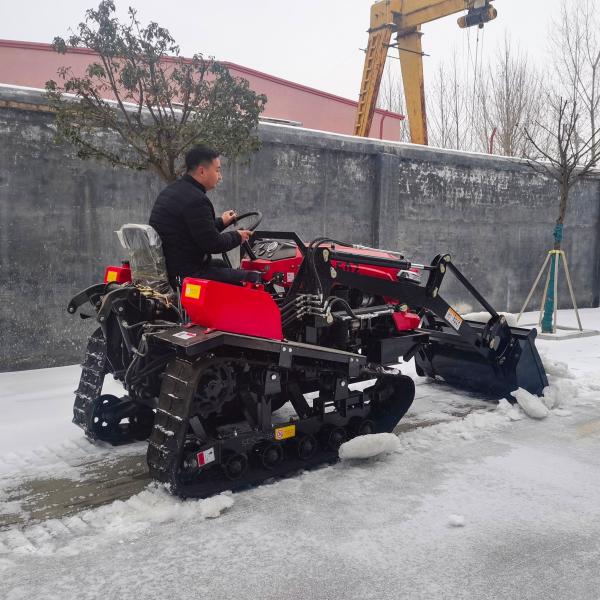 Quality Agricultural Diesel Engine 50HP Sitting Drive Crawler Tractor With Loader wholesale
