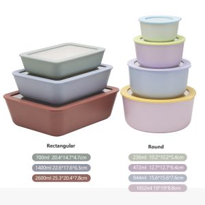Non Stick Coating Glass Food Container with Vented Glass Lid Easy To Clean and