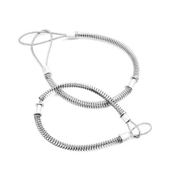 Quality 26" Cable Length Loop to Loop Galvanized WhipCheck Safety Cable for 1/6" Hose OEM Accepted wholesale