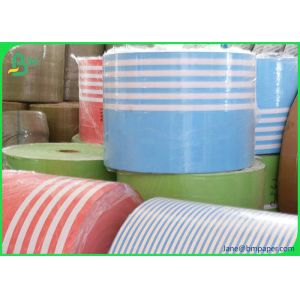 Biodegradable 26gsm - 32gsm Drinking Straw Wrapping Paper with Logo printing