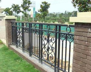 Anti Rust Decorative Iron Fence Panels Cast Iron Railing Multi Design