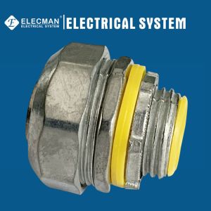 Zinc Straight Liquid Tight Connector 1/2 Inch