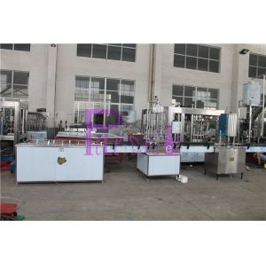 SUS304 Juice Milk / Can Filling Line With Negative Pressure