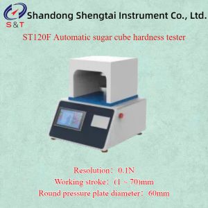 Resolution 0.1N Automatic Sugar Cube Hardness Tester Measuring Range 0-50MPa