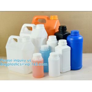 Square Plastic Jug Container, Gallon Big Hdpe Plastic Juice Bottle Milk Bottle