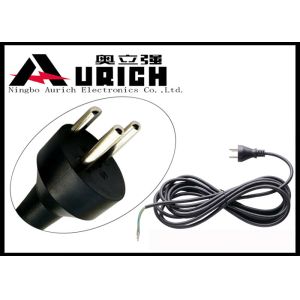 European Standard Denmark Power Cord 3 Pin , Washer Dryer Power Extension Cord