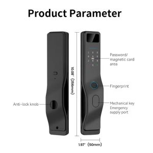Tuya Smart Door Lock D7 with Fingerprint for 40-90MM Doors