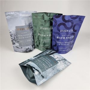 Manufacturers Smell Proof Moisture Proof Stand Up Zipper Plastic Bag with Handle