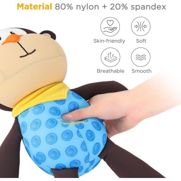 Kids Adorkable gift Cute Polystyrene Beads Filling Monkey Stuffed Toy