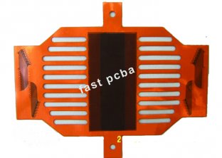 Fastpcba PI, 0.18MM Single Layer FPC Flexible PCB Assembly with LCD Screen