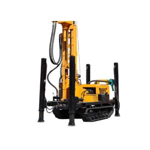 China Small Crawler 380v Pneumatic Drilling Rig For 200m on sale