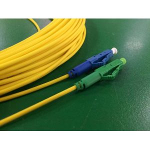 High Density Cabling Fiber Optical Patch Cord Mini Short Boot LC To Angled Boot