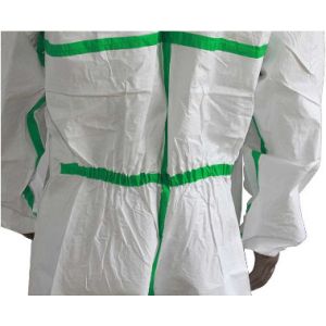 Breathable Disposable Protective Suit / Hospital Protective Clothing Skin