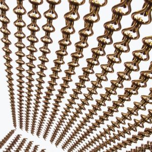 Interior / Exterior Aluminium Chain Curtain Rust Resistant For Decoration