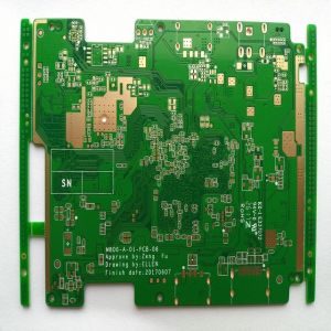 6 Layers Multilayer PCB Board 94v-0 3oz Copper High Tg170 Fr4 Immersion Gold