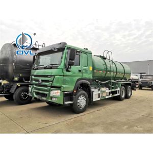 6x4 Sinotruk Howo 18CBM Sewer Suction Sludge Transporter Sewage Suction Truck