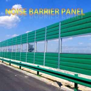 Road Noise Barrier with Aluminum Panel Sound Insulation Screen and Isolation