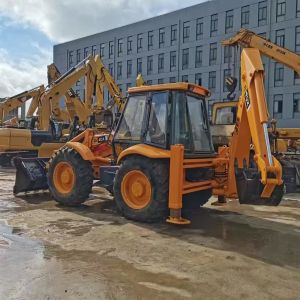 JCB 4CX Backhoe Loader Second Hand Energy Saving With High Capacity