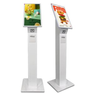 Ready To Ship 21.5 -24 Inch Touch Payment Machine With Stand On The Shopping
