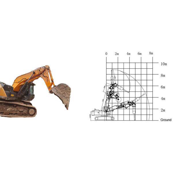 Shaogang Q355B Excavator Tunnel Arm For Narrow Tunnel Excavation Needs