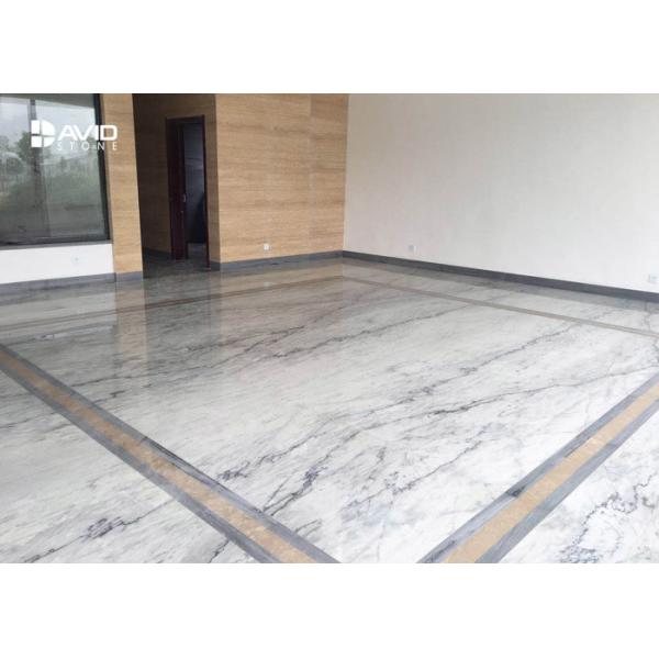 Similar Carrara White Marble Slabs With Grey Veins For Flooring / Wall Cladding