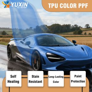 TPU Color PPF Color Wrapping Film 1.52*15M 7.5mil Heat Self-Healing Anti-Scratch