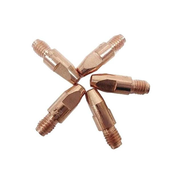 Metal MIG Torch Contact Tip for UPPERWELD M6 28mm CRZR Material Welding