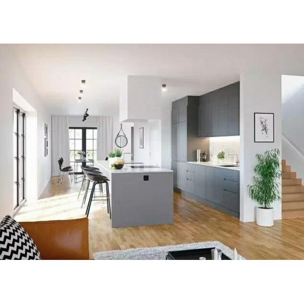 730kgs/cbm 1220×3050MM UV E0 Matte PET Laminated MDF Panels