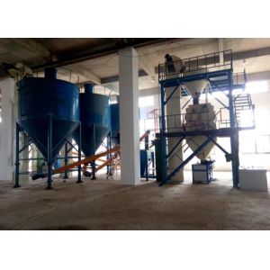 High Efficiency Dry Mix Mortar Plant / Dry Mortar Mixer With Cement Bag Packing