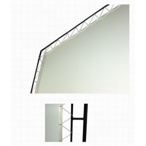 Folding Type Projection Screen With Eyelets / Holes And Black Edge