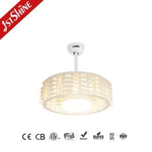 1stshine Energy Saving Silent Bladeless LED Ceiling Fan with Smart Remote