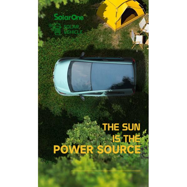 Blaval Solar One Low Speed Solar Electric Mini Car with Curb Weight 780kg Wheelbase 2260mm