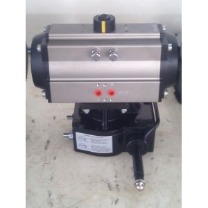 pneumatic valve with pneumatic actuator&manual dual-purpose valve Pneumatic