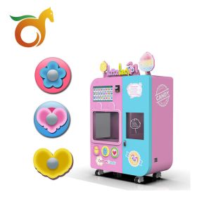 36 Fancy Flower Cotton Candy Machine Wireless 110V Candy Floss Vending Machine
