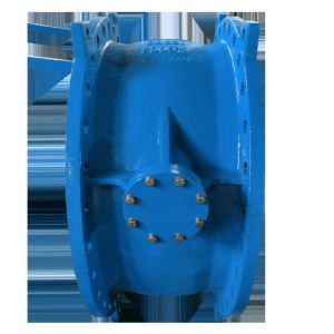 DI Construction Flanged Ball Check Valve Axial Disc Applications Pumping