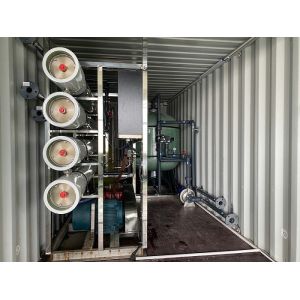 Salt Water Sea Water Seawater Reverse Osmosis Systems Desalination Containerized