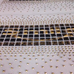 Smile Letter Rhinestone Applique Patches Beautiful Practical Customized Size