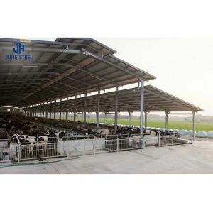 Purlin C/Z Galvanized Steel Q235 Prefabricated Modular Steel Structure Cow House